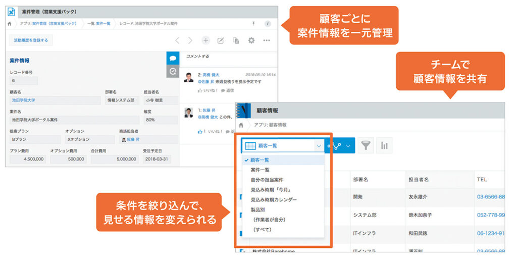 kintone_導入事例